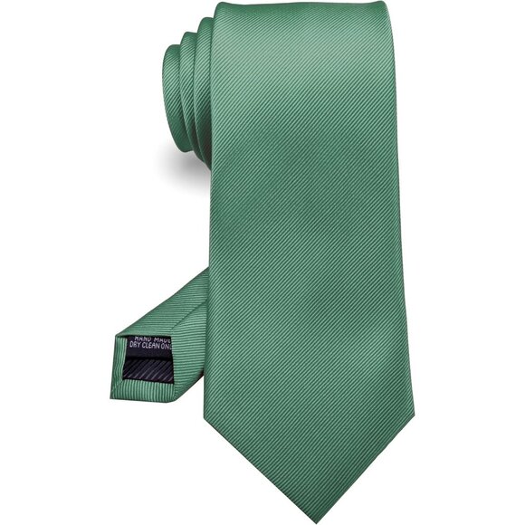 ⚡Men Eucalyptus Green Imported Silk Blend Formal Stylish Affordable Neck Tie - Picture 1 of 4